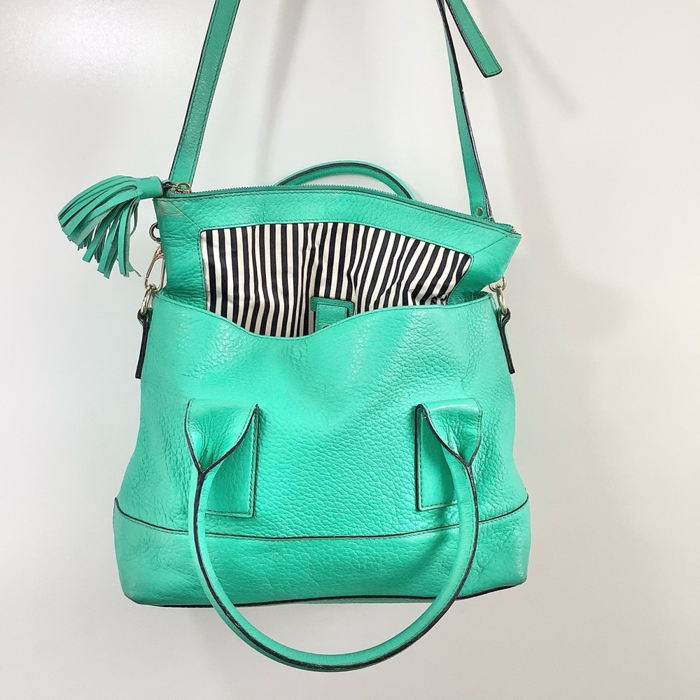 KATE SPADE Large Fold Over Pop Color Purse - Picture 6 of 16